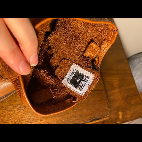 Frye sSoft Leather Caramel Boots - Picture 3 of 3